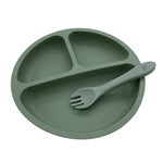 Mama & Boo Silicone Suction Plate & Fork