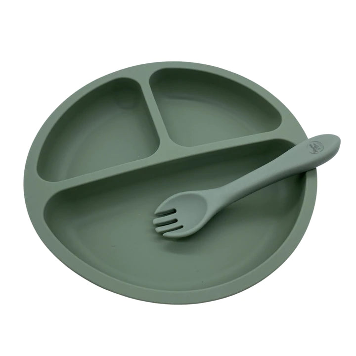 Mama & Boo Silicone Suction Plate & Fork
