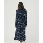 Ripe Spot Shirt Dress Navy/White