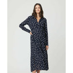 Ripe Spot Shirt Dress Navy/White