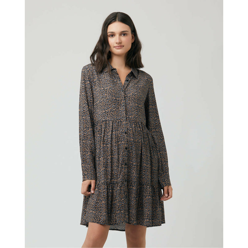 Ripe Abbey Button Through Dress Slate