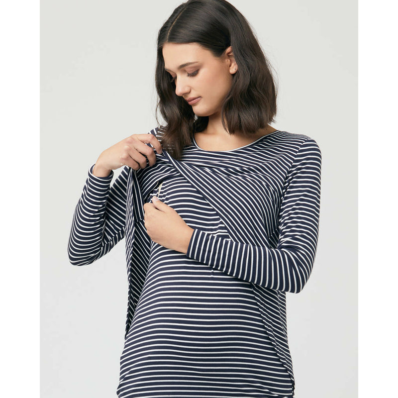 Ripe Stripe Swing back Nursing Top