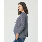 Ripe Stripe Swing back Nursing Top