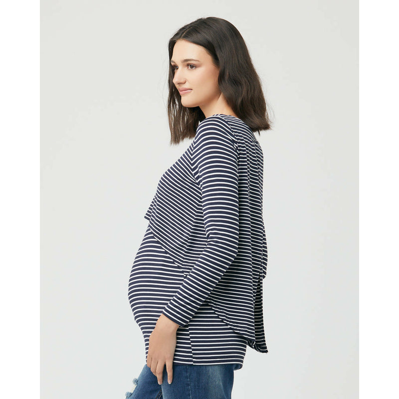 Ripe Stripe Swing back Nursing Top