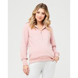 Ripe Kyle Zip Up Jumper Pink
