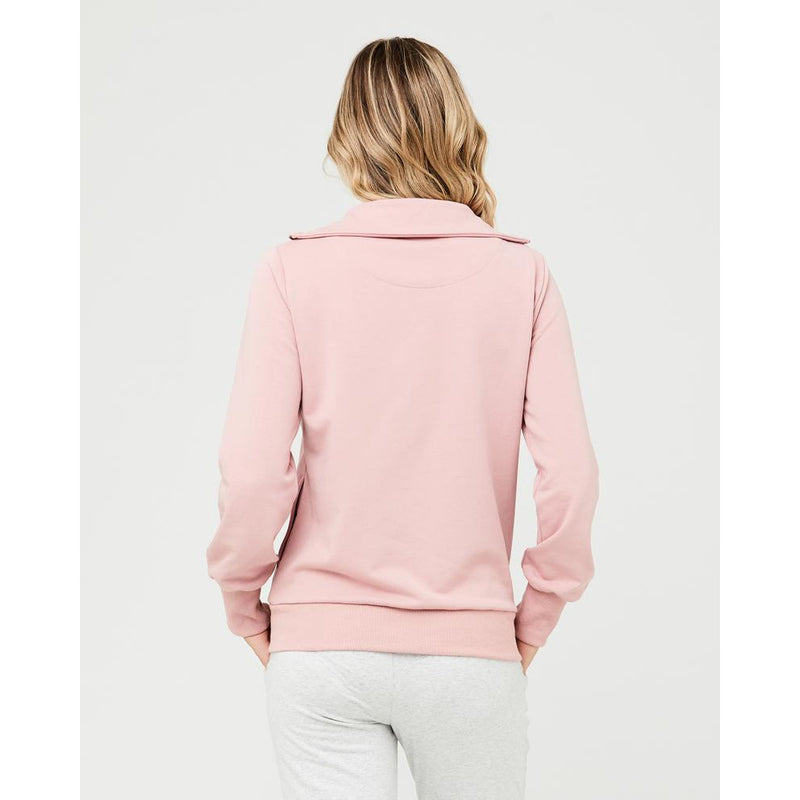 Ripe Kyle Zip Up Jumper Pink