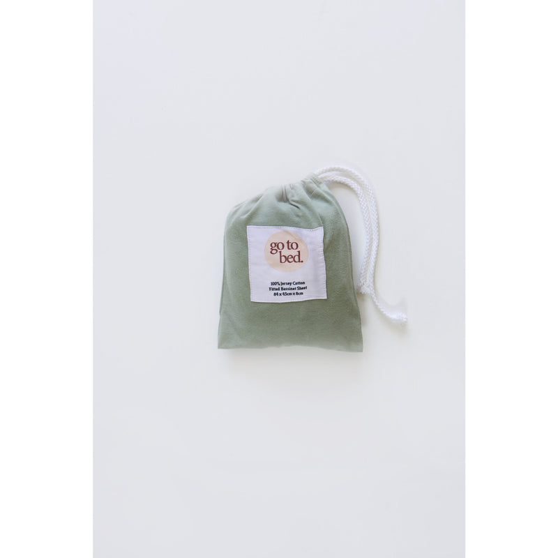 Go To Bed Fitted Bassinet Sheet