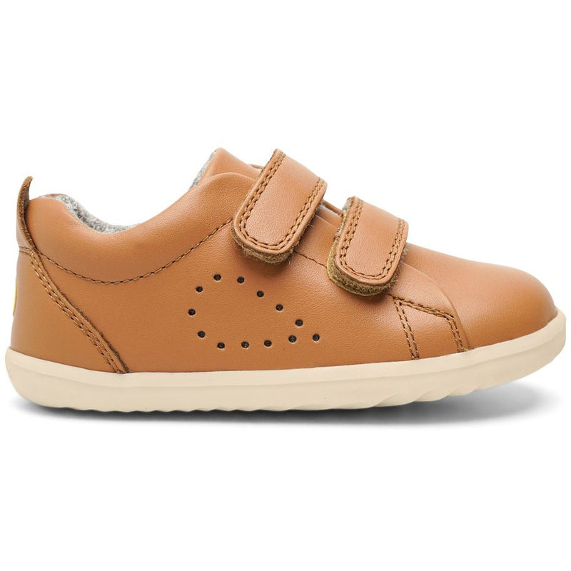 Bobux First Walker Step Up Trainer Grass Court Caramel