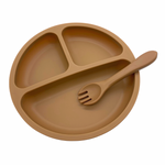 Mama & Boo Silicone Suction Plate & Fork