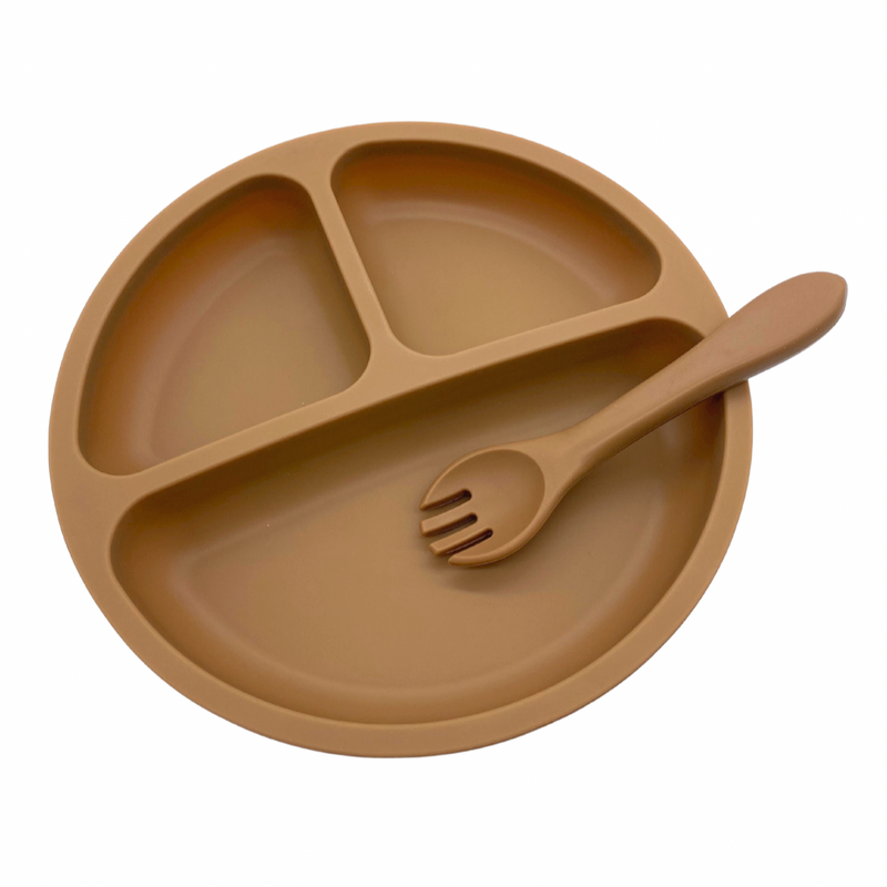 Mama & Boo Silicone Suction Plate & Fork