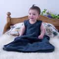 Merino kids Go Go Bag Standard weight LINEN French Navy