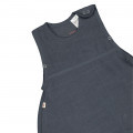 Merino kids Go Go Bag Standard weight LINEN French Navy