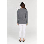 Legoe Rib Nursing Jumper  Dark Grey