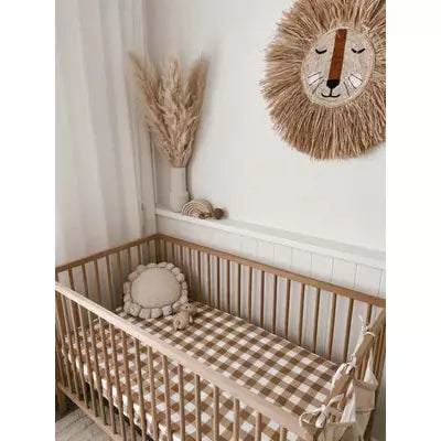 Pop Ya Tot Muslin Bassinet/Cot Sheet Lancaster