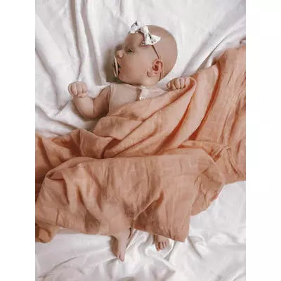 Pop Ya Tot Organic Muslin Swaddle Sorbet