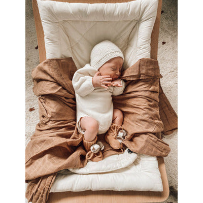 Pop Ya Tot Organic Muslin Swaddle Tan