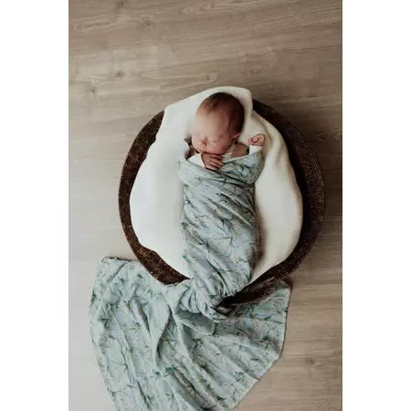 Pop Ya Tot Organic Muslin Swaddle Lily Of The Valley