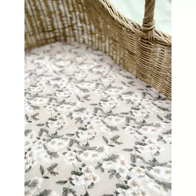Pop Ya Tot Muslin Bassinet/Cot Sheet Little Gem