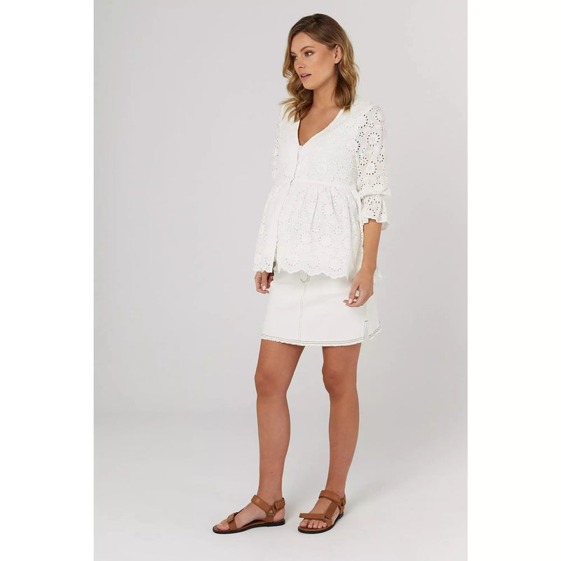 Legoe Top Sardina White