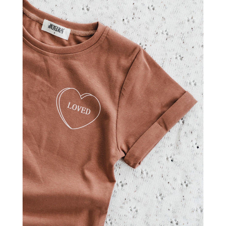 Bencer & Hazelnut Bodysuit Loved Rust