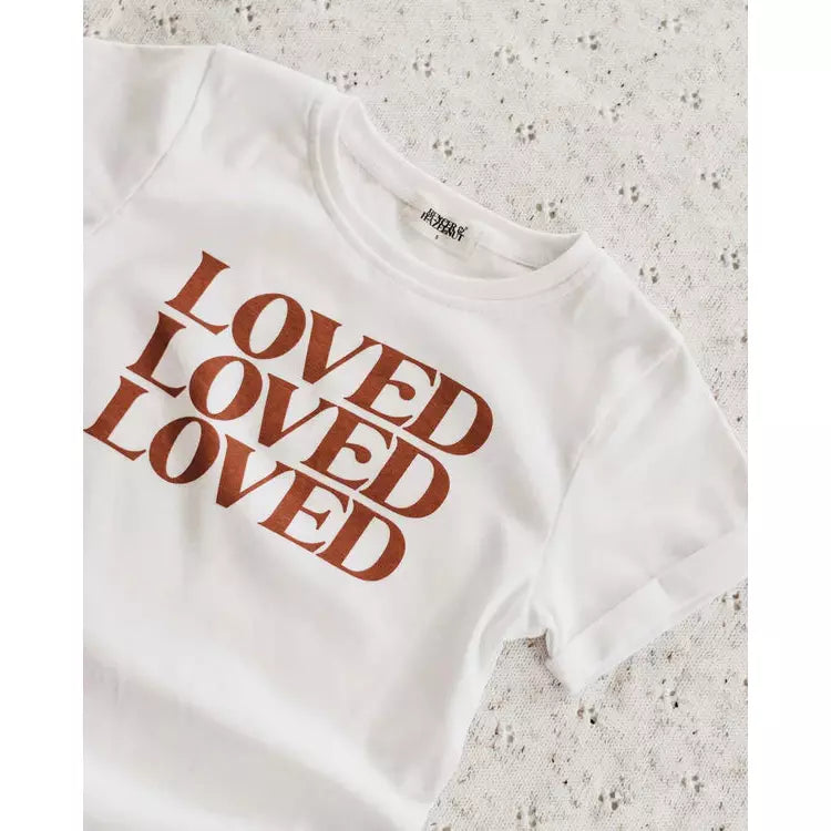 Bencer & Hazelnut Bodysuit Loved White