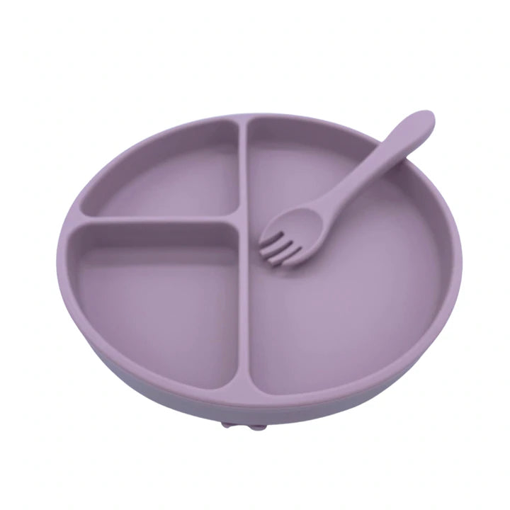 Mama & Boo Silicone Suction Plate & Fork