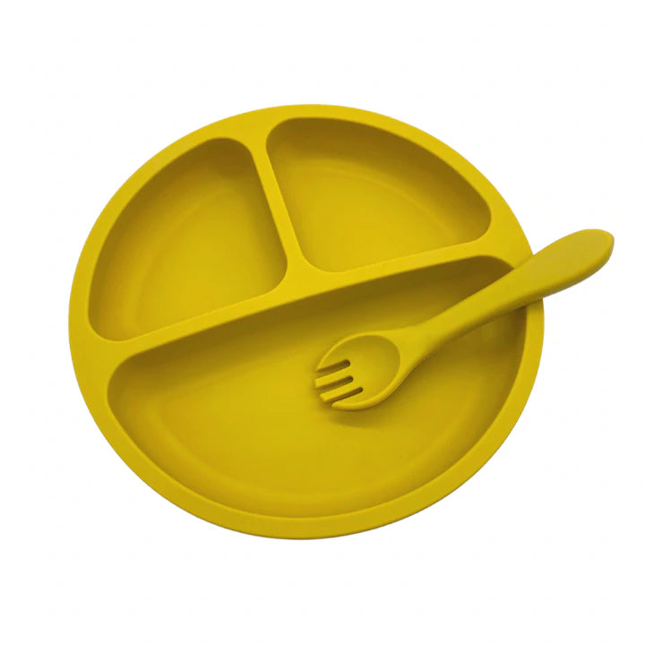 Mama & Boo Silicone Suction Plate & Fork