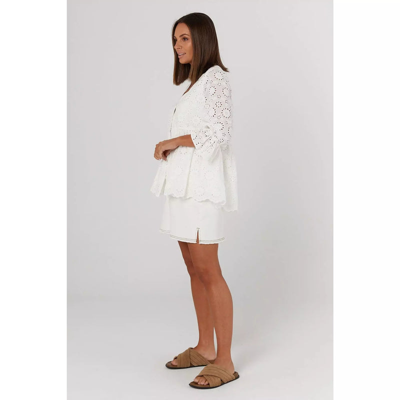 Legoe Top Sardina White