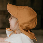 Bedhead Baby/Toddler Reversible Flap Sun Hat Mary/Maize