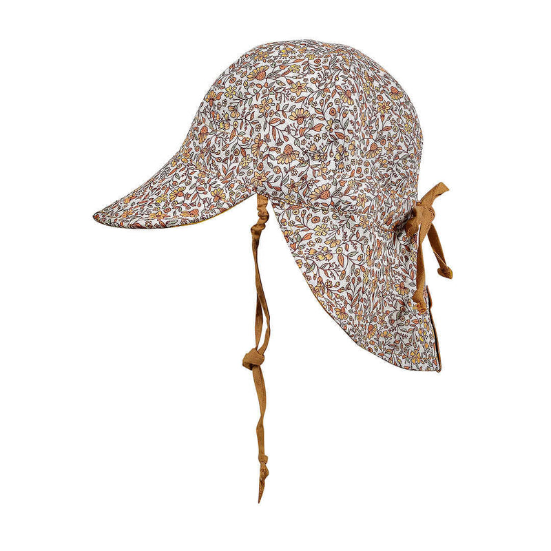 Bedhead Baby/Toddler Reversible Flap Sun Hat Mary/Maize