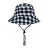 Bedhead Reversible Linen Bucket Hat Blake/Ebony