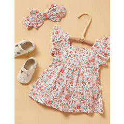 Sale Purebaby Festive Ruffle Dress