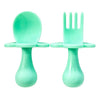 Grabease Toddler Fork and Spoon Set Mint