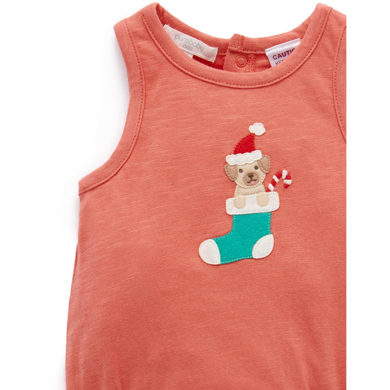 Sale Purebaby Christmas Surprise Bodysuit