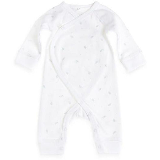 Purebaby Premi crossover Growsuit - Blue Leaf
