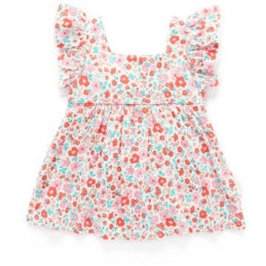 Sale Purebaby Festive Ruffle Dress