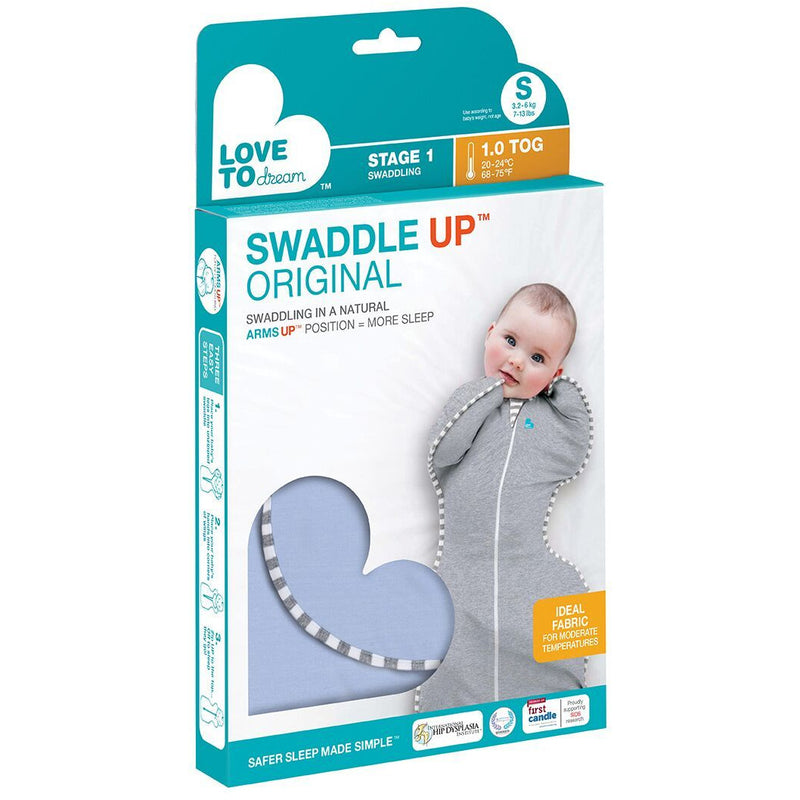 Love To Dream Original Swaddle Up 1.0 Tog Blue