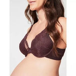 Cake Maternity - Truffles Plunge Bra - Brown