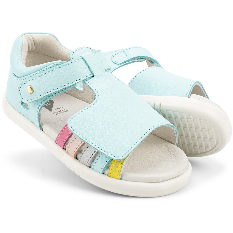 SALE Bobux I Walk Sandal Mirror Mist & Dusk Pearl Rainbow