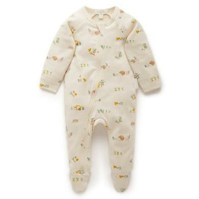 Purebaby Growsuit Veggie Patch