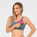 Cadenshae Bra Everyday Nursing Grey & Pink