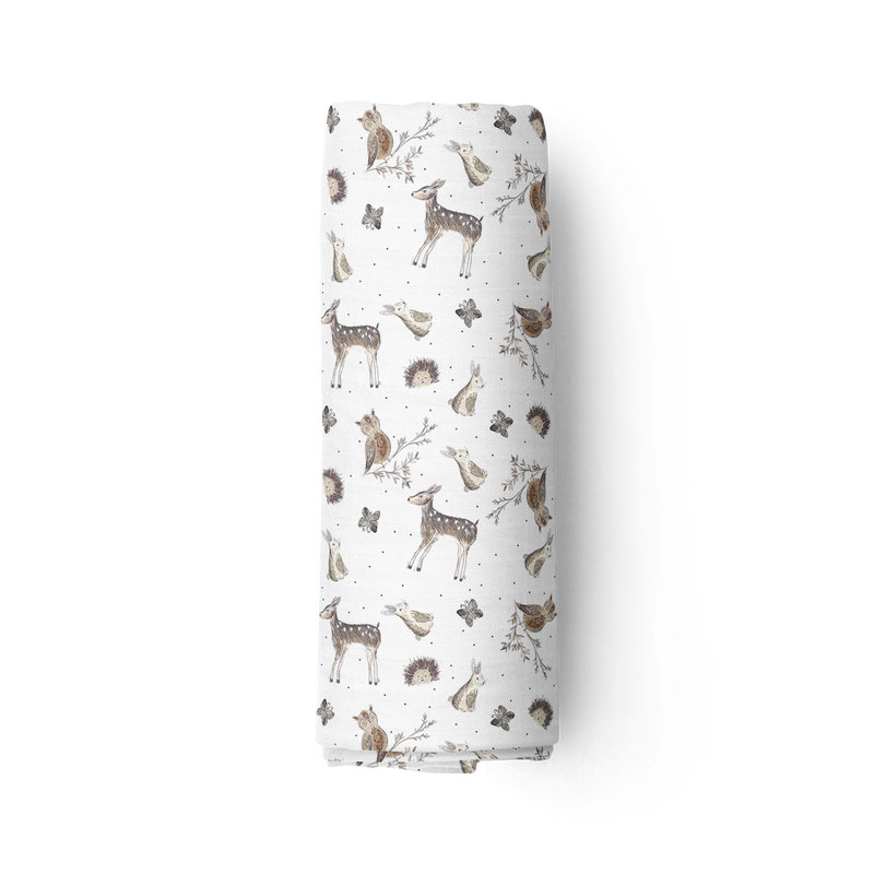 Piper bug Swaddle Bamboo-Muslin - Woodland