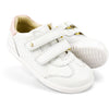 Bobux I Walk Trainer Sprite Embossed White/Seashell Shimmer